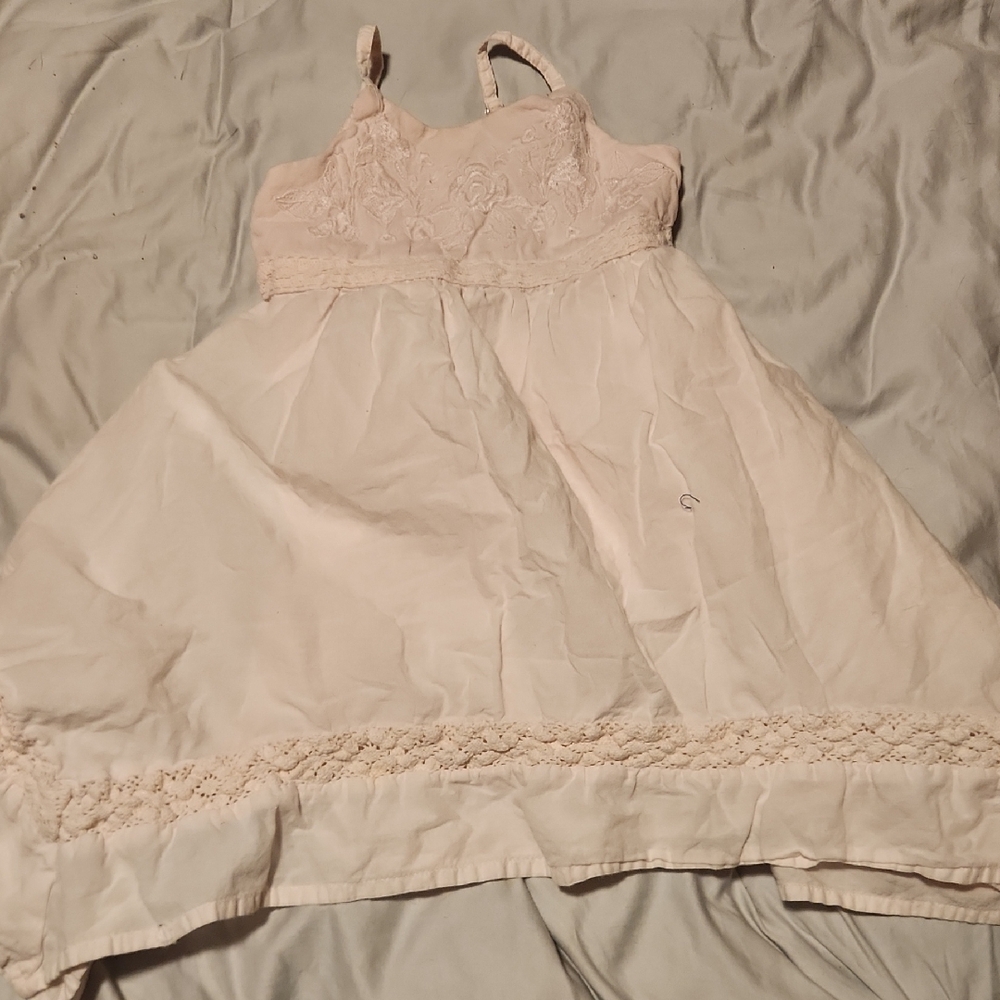 Tahari Cream Lace Formal Kids Dress